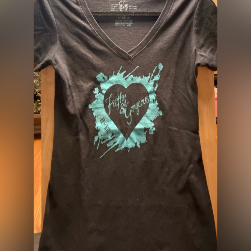 Filthy, gorgeous, Hard Rider women’s V-neck shirt